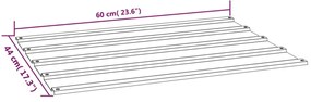 vidaXL Πάνελ Οροφής 36 τεμ. Σκουριασμ. 60x44εκ Ατσάλι Σκληρ. στον Αέρα