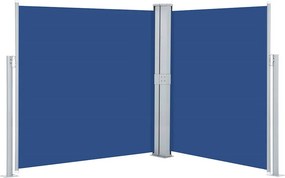 vidaXL Σκίαστρο Πλαϊνό Συρόμενο Μπλε 160 x 600 εκ.