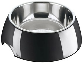 Ταΐστρα σκύλων Hunter μελαμίνη Ανοξείδωτο ατσάλι Μαύρο 700 ml (22 x 22 x 11,5 cm)