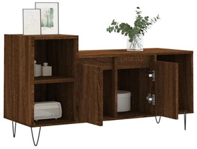 vidaXL Έπιπλο Τηλεόρασης Καφέ Δρυς 100x35x55 εκ. Επεξεργασμένο Ξύλο