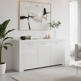 Μπουφές Joanna pakoworld λευκό 144x42x80εκ