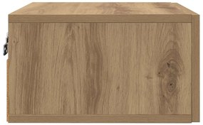 vidaXL Κομοδίνο artisan δρυς 35 x 35 x 20 εκ Επεξεργασμένο ξύλο