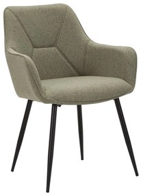 Καρέκλα 2τμχ Πράσινο/Μαύρο VICENZA 63x58x85.5