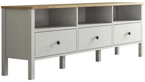 Έπιπλο Τηλεόρασης Frn 787CDL1825 160x35x58cm White-Oak