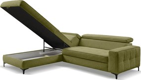 Γωνιακός Καναπές Nelora-Λαδί-Δεξιά