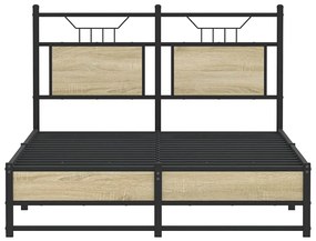 vidaXL Πλαίσιο Κρεβατιού Χωρ. Στρώμα Sonoma Δρυς 120x200εκ. Επ. Ξύλο