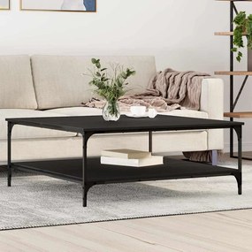 vidaXL Τραπεζάκι σαλονιού Μαύρη δρυς 100 x 100 x 40 cm