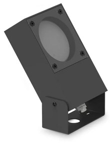 Φωτιστικό Δαπέδου Sirio GX53 9W 10x5x19cm Black Ideal Lux
