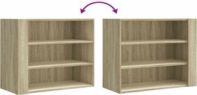 vidaXL Ντουλάπι Τοίχου Sonoma Δρυς 75x35x60 εκ. Επεξεργασμένο Ξύλο