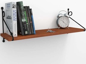 Ράφι Τοίχου Seramoni 775DCM1641 72x20x27cm Walnut