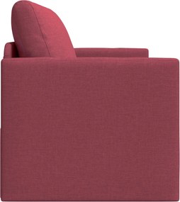 vidaXL Κρεβάτι καναπές 110cm Κόκκινο ύφασμα