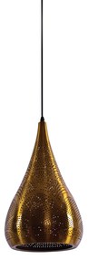Φωτιστικό Οροφής Μονόφωτο Homelighting Amala 77-4391 Brass