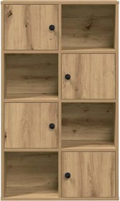 vidaXL Βιβλιοθήκη Αρτισιανή Δρυς 60x24x101,5 εκ. Επεξ. Ξύλο