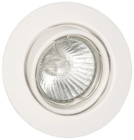 InLight Χωνευτό σποτ από λευκό μέταλλο 1XGU10 D:9cm (43277-Λευκό)