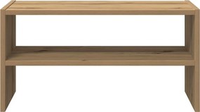 vidaXL Ράφι παπουτσιών στοιβαζόμενο Artisan Oak 60x30x30,5 cm