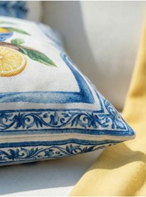 Stewehome διπλής όψης κάλυμμα μαξιλαριού με σχέδιο λεμονιού σε ράφι 43x43 cm