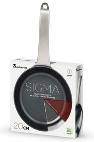 Τηγάνι Ανοξείδωτο Φ20x4.3cm SIGMA BGMP-1651 - Bergner