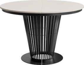 Τραπέζι Elantra Επεκτεινόμενο-Μαύρο – Κασμίρ-Μήκος: 120 εκ.