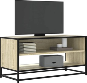vidaXL Έπιπλο Τηλεόρασης Sonoma Δρυς 91x40x46 εκ. Επεξ. Ξύλο