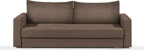 Καναπές Kleio Τριθέσιος-195φ 80β εκ.-Σοκολατί