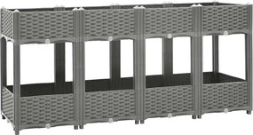 vidaXL Ζαρντινιέρα 160 x 40 x 71 εκ. από Πολυπροπυλένιο