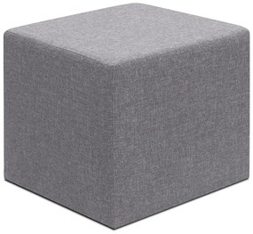 Σκαμπώ Linda Megapap υφασμάτινο χρώμα γκρι 40x40x40εκ. - 0269297
