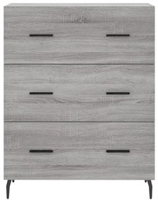 vidaXL Ντουλάπι Γκρι Sonoma 69,5 x 34 x 90 εκ. από Επεξεργασμένο Ξύλο