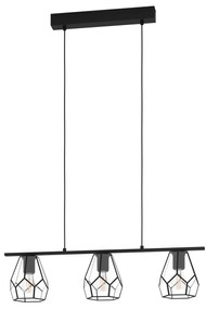 Φωτιστικό Κρεμαστό Eglo 43644 MARDYKE Μαύρο Ματ (Black Mat)