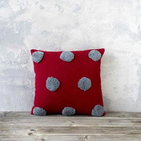 Διακοσμητικό Μαξιλάρι (45x45) Nima Pillows Borla Κόκκινο
