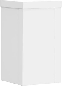 vidaXL Βάσεις Φυτών 2 τεμ. Λευκές 10x10x18 εκ. από Επεξεργασμένο Ξύλο