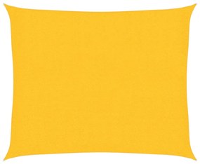 vidaXL Πανί Σκίασης Κίτρινο 2,5 x 3 μ. 160 γρ./μ² από HDPE