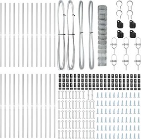 vidaXL Στύλος Περιφράξεων Γαλβανισμένο 50 x 1,2 m Ατσάλι