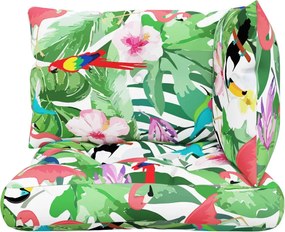 vidaXL Μαξιλάρια Παλέτας 3 τεμ. Πολύχρωμα από Ύφασμα Oxford