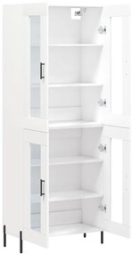 vidaXL Ντουλάπι Λευκό 69,5x34x180 εκ. από Επεξεργασμένο Ξύλο