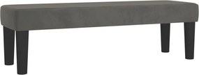 vidaXL Κρεβάτι Boxspring με Στρώμα Σκούρο Γκρι 200x200 εκ. Βελούδινο