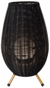 Φωτιστικό Επιτραπέζιο Lucide 03843-36-30 COLIN IP44 Μαύρο Ματ (Black Mat)|Χρυσό Χρώμα (Gold Coloured) 3000 K