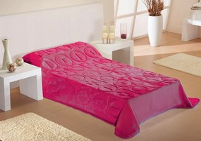 DIMcol ΚΟΥΒΕΡΤΑ ΕΝΗΛ Polyester 160X220 ΑΝΑΓΛΥΦΗ Fuchsia 1430225603600030