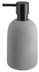 Δοχείο Κρεμοσάπουνου Κεραμικό Gemma Dark Grey 8.7x17.5 - Spirella