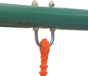 vidaXL Σετ Κούνιας 4 Θέσεων Πορτοκαλί