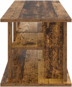 vidaXL Βάση τηλεόρασης Παλιό ξύλο 96 x 35 x 33,5 εκ