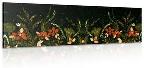 Εικόνα με floral στολίδι - 120x40