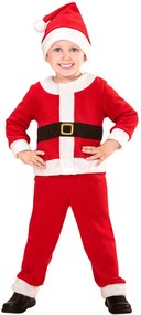 Χριστουγεννιάτικη Στολή Άγιος Βασίλης Be-be 1492 - 237775 (Wid-6-12 Μηνών: Ύψος 80cm Μέση:48-50cm)