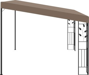 vidaXL Κιόσκι Επιτοίχιο Taupe 4 x 3 x 2,5 μ.