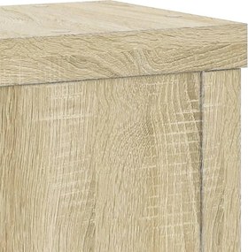 vidaXL Βάσεις Φυτών 2 Τεμ. Sonoma Δρυς 10x10x18 εκ. Επεξεργασμένο Ξύλο