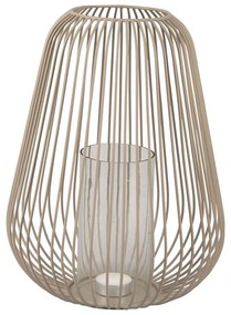 Φανάρι PT3853WG L 22,5x30cm Warm Grey Present Time Metal