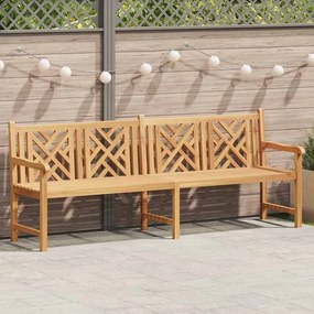 vidaXL Παγκάκι κήπου Καφέ 228 x 60 x 90 εκ Μασίφ ξύλο teak