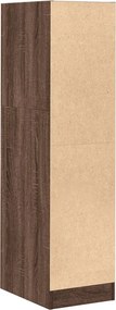 vidaXL Συρταριέρα Γενικής Χρήσης Καφέ Δρυς 30x41x118 εκ. Επεξ. Ξύλο