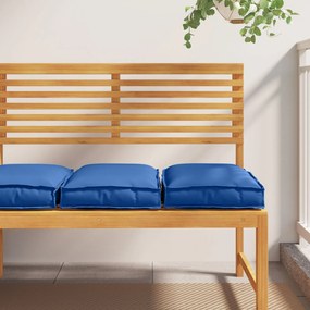vidaXL Μαξιλάρια Παλετών 2 τεμ Μπλε Βασιλικό 40x40x8 cm Πολυεστέρα