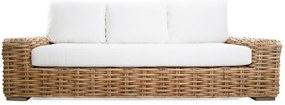 Καναπές Τριθέσιος Cirebon Natural (215x80x70) Soulworks 0100050