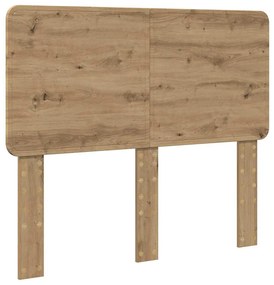 vidaXL Κεφαλάρι με κεφαλάρι Artisan Oak 135 cm Επεξεργασμένο ξύλο